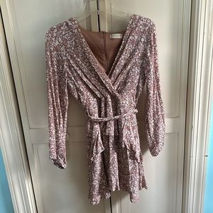 Altar’d State/ long sleeve floral dress